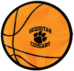Promotional Flying Discs: 10.5 inch Basketball Flexible Flyers